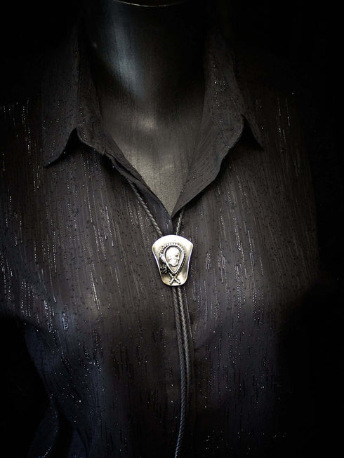 BoloTie Cowboy Skull Pendant